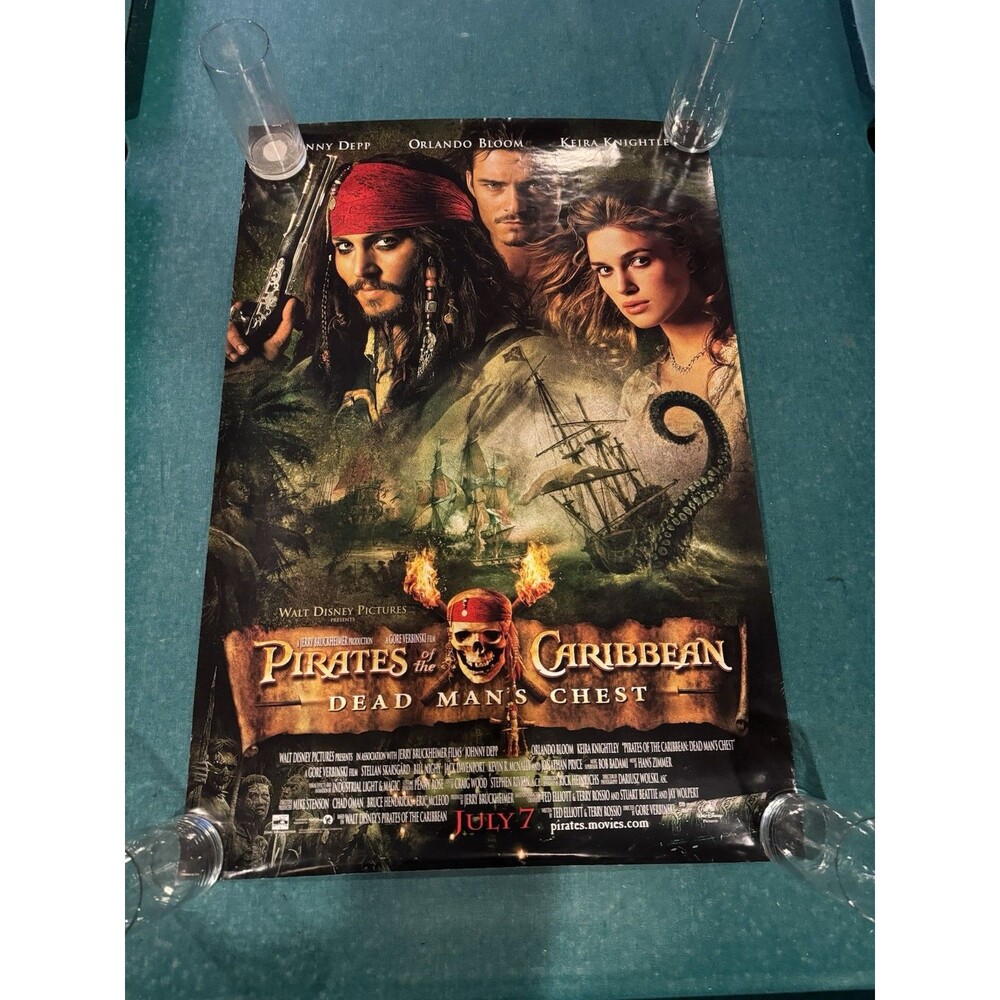 Lot Of 15 Assorted Movie Posters Pirates Of Caribbean Titanic Seabiscuit + More